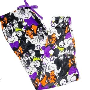 Disney Villains Women's Licensed Plush Joggers Pants sz Small